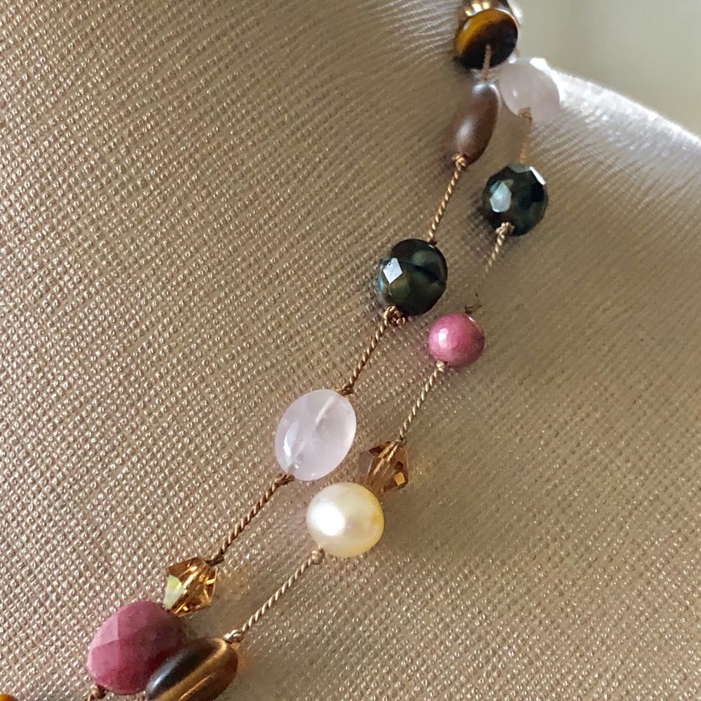 J.Crew Gemstone Necklace - Picture 2 of 8